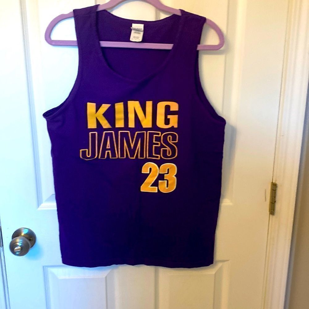 King James 23 purple mens tank size medium
